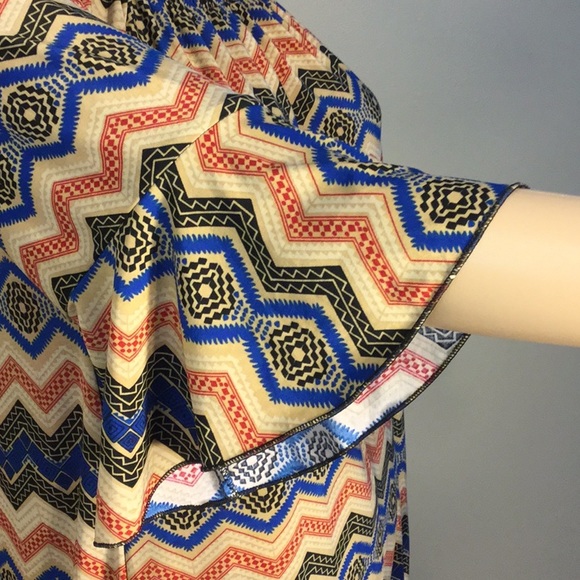 ACE FASHION COLORFUL BELL-SLEEVE TUNIC / DRESS - Picture 5 of 12